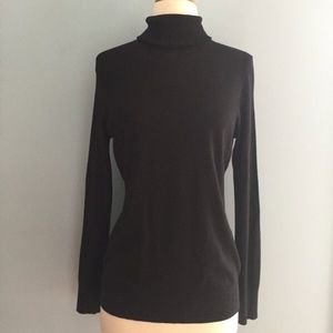 SOLD NWOT Ann Taylor Black Turtleneck Sweater